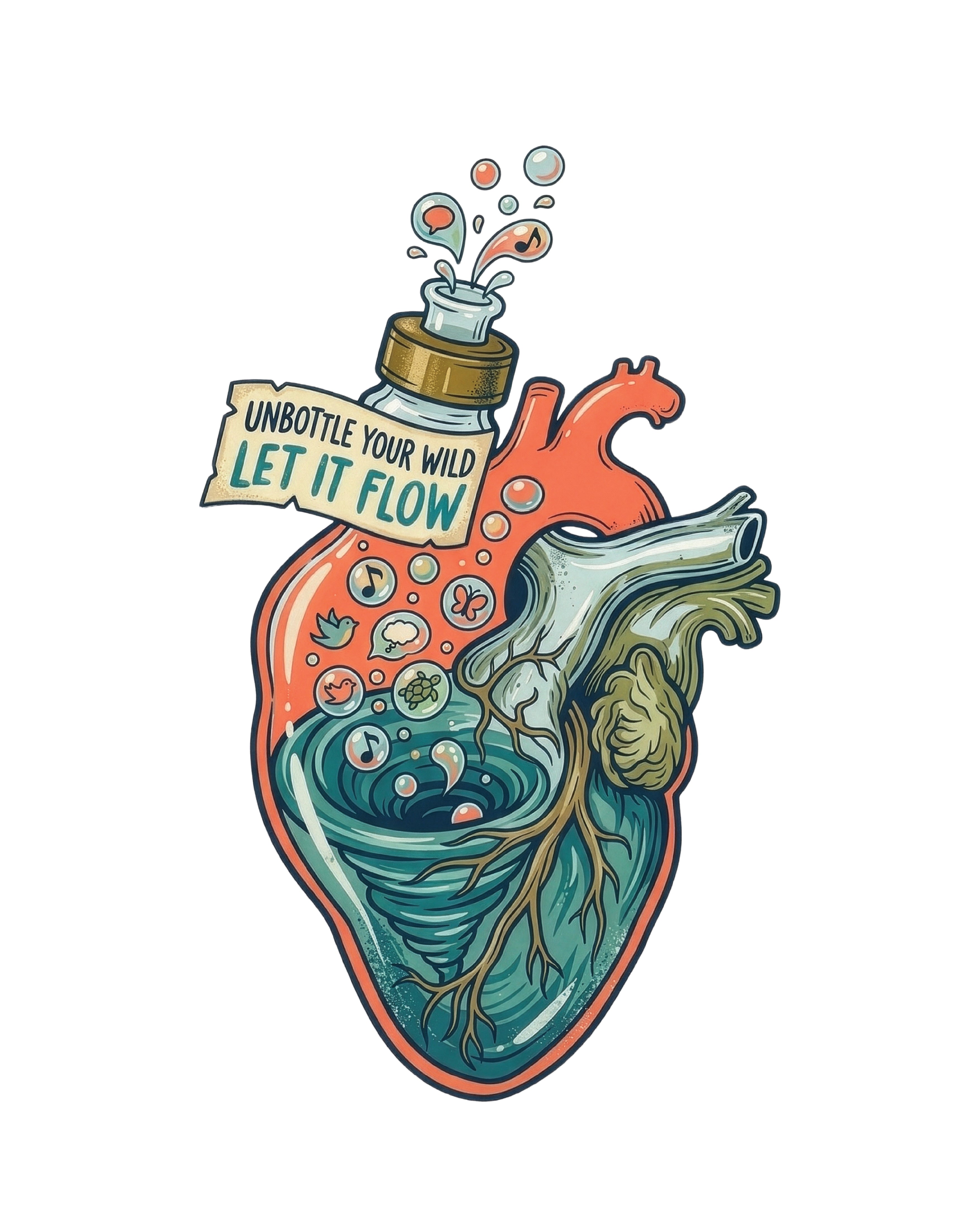 LET IT FLOW - Unisex t-shirt